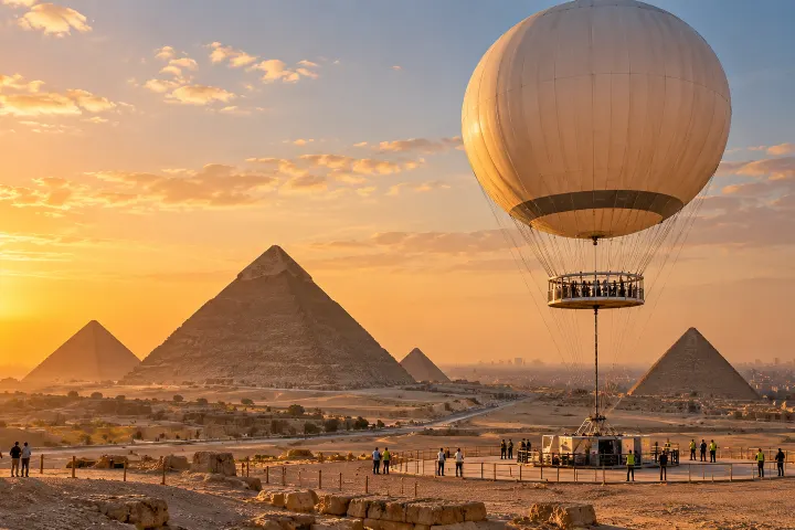 Giza Pyramids Tethered Balloon Experience
