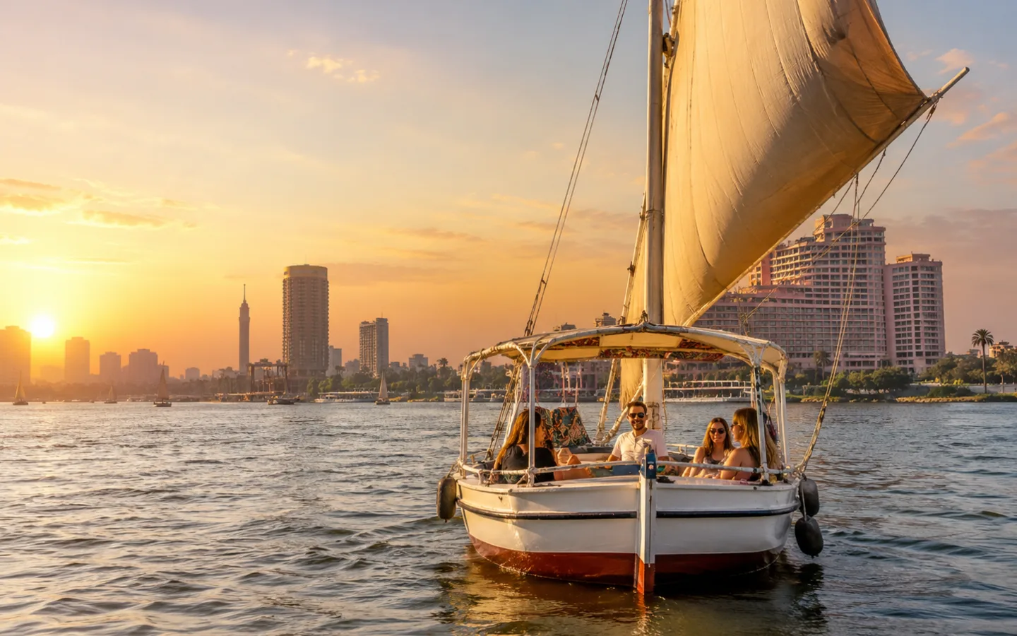 Cairo Private Felucca Ride on the Nile with Hotel Pickup Drop-off and Refreshments 1